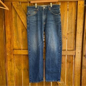 Levi's Blue Straight Jeans Classic Denim